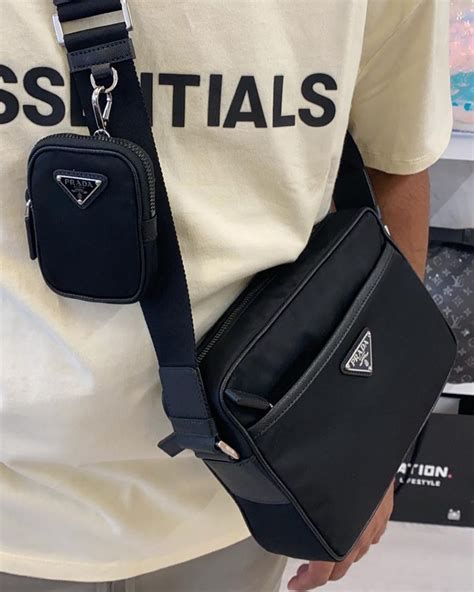 white prada bag men|prada crossbody bags men's.